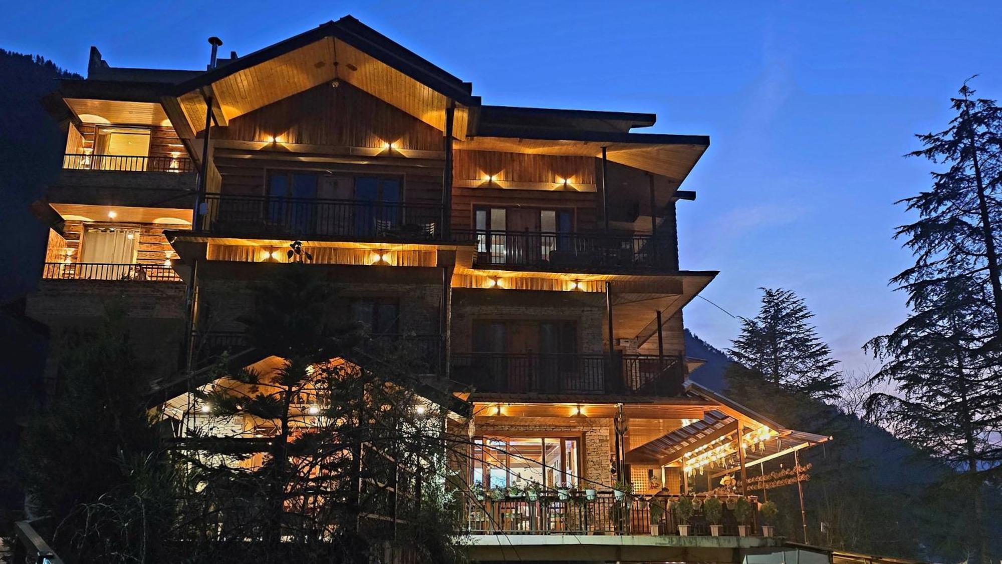 The Hillside Hotel Kasol Exterior foto